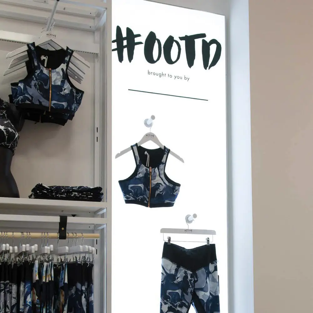 magnetic product display retail lightbox