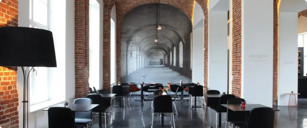 Custom Printed Wallpaper - Cafe