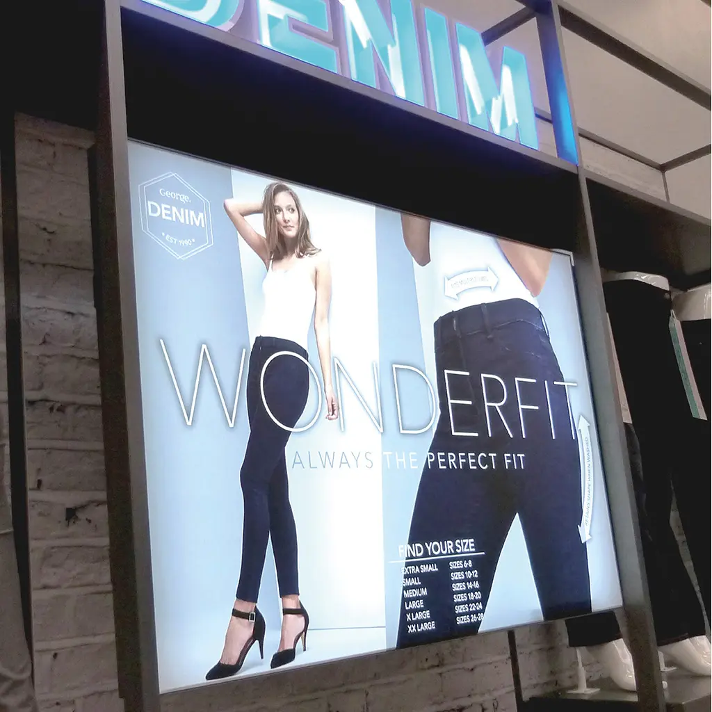 Retail Lightboxes - Slimline