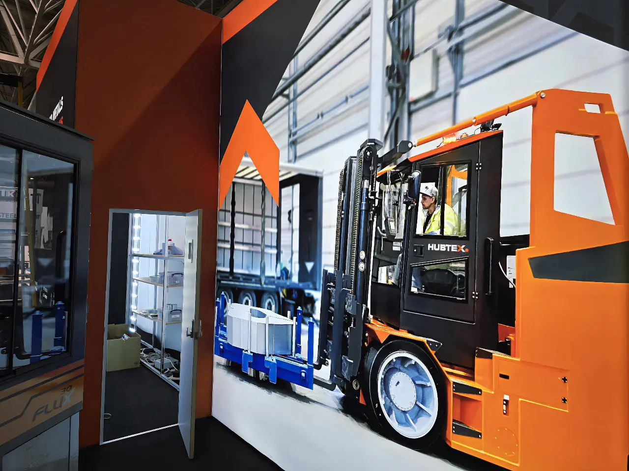 Lockable Storage Room Hubtex Custom Modular Exhibition Stand