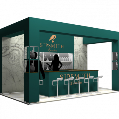 Sipsmith Exhibition Stand Design Leicester