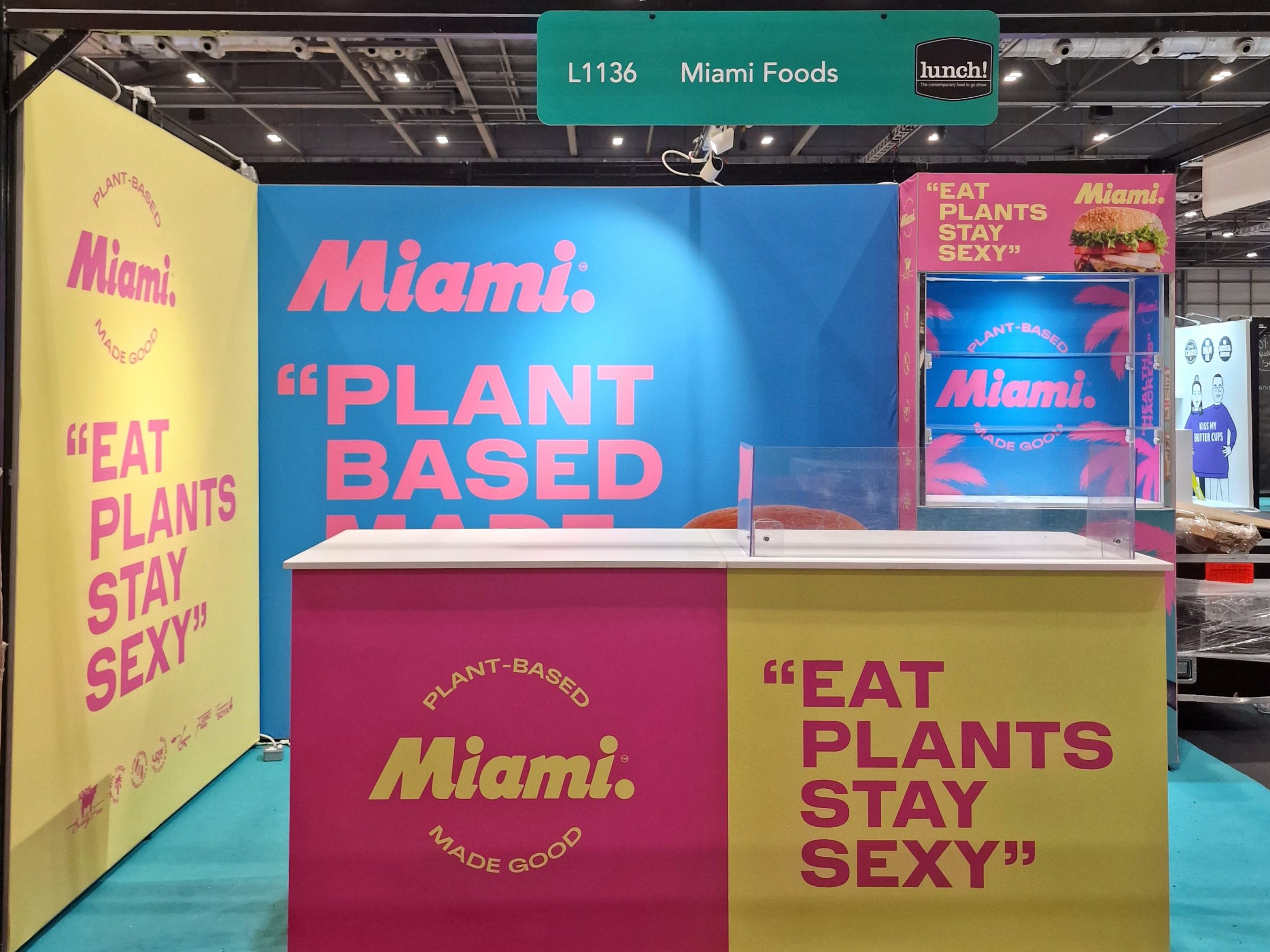 Shell Scheme Exhibition Stand - Miami Foods